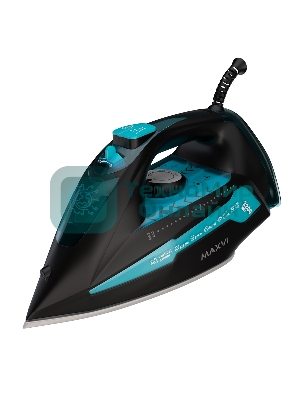 Утюг Maxvi SI2202 черный/бирюзовый