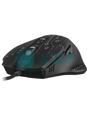 Мышь проводная SVEN RX-G715 черный, 3200 dpi, USB, кнопки - 8