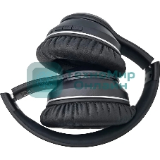 Гарнитура Hyundai H-HP103 черный, беспроводная, Bluetooth, до 6 ч