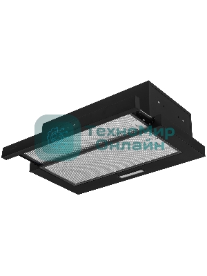 Вытяжка встраиваемая Candy CVXT64SB чёрный, 60 см, 600 м³/ч, 46 дБ