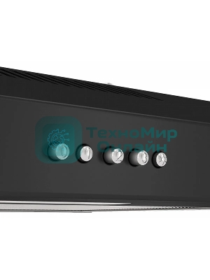 Вытяжка подвесная Elikor ECO BK 50 черная, 49.5 см, 400 куб. м/ч, 55 дБ