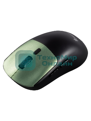 Мышь игровая беспроводная Dual BT+USB с зарядкой Smartbuy X7 черно-зеленая (SBM777DGG) /40.  