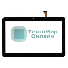 Сенсорное стекло (тачскрин) MJK-PG101-1519-FPC. черное