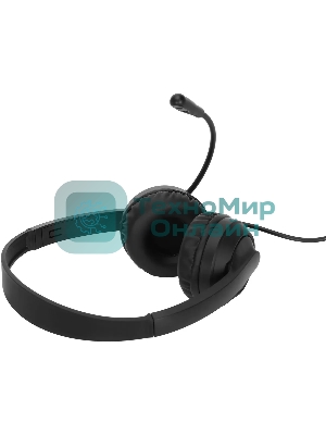 Гарнитура Oklick HS-M500 чёрный, проводная, USB