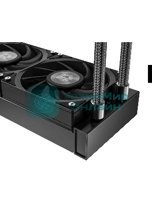 Система жидкостного охлаждения ID-Cooling DX240 MAX ARGb черный 120мм алюминий+медь 2150rpm 32.5db 4-pin 300W