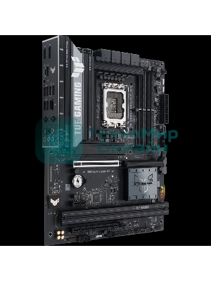 Материнская плата ASUS TUF GAMING B860-PLUS WIFI, LGA 1851, Intel B860, 4xDDR5, 4xSATA, 3xM.2, 1xPCIe 5.0 x16, 1xPCIe 4.0 x16, 1xDP, 1xHDMI, 1x 2.5Gb LAN, 1xUSB 20Gbps, 2xUSB 10Gbps, 3xUSB 5Gbps, 2xUSB 2.0, 5x3.5 мм, 7.1, ATX
