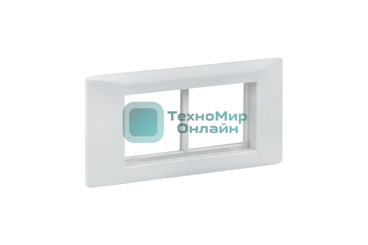 Рамка+суппорт EKF C-Line sup-4-105-50 на 4 мод. (2 поста) для парапетного кабельного канала