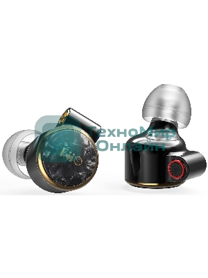 Проводные наушники FiiO FD3 черный/медный, внутриканальные, Jack 3.5 мм