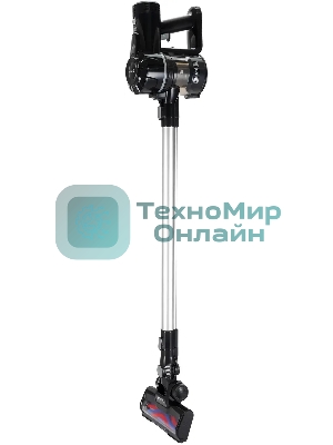 Пылесос вертикальный Vitek Starlight VT-8143 черный/серебристый, питание от аккумулятора, 35 Вт, уборка сухая, пылесборник 0.6 л, работа от АКБ max 30 мин