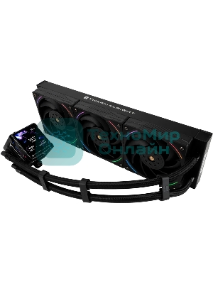 Система жидкостного охлаждения Thermalright Elite Vision 360 (360mm, LED, Black, ARGB/Fans: 3x120mm, 69CFM, 27dBA, 2150RPM/Pump height 63mm, Rad thickness 27mm/S: 1700, 1200, 1851, 115X, 2011, 2066, AM5, AM4)