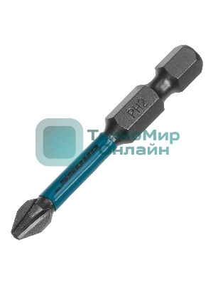 Набор бит Gross торсионных PH2x50 мм, для ударных шуруповертов, отрывн., 10 шт.