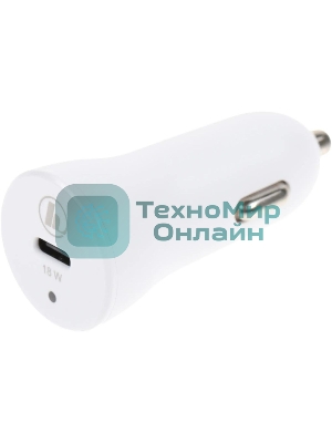Комплект зарядное устройство Hama H-183297 3A PD для Apple кабель Apple Lightning/Type-C белый