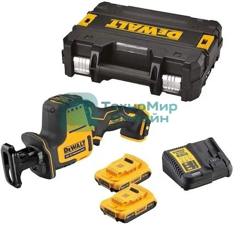 Сабельная пила DeWalt DCS312D2-QW аккум. 2800ход/мин ДА