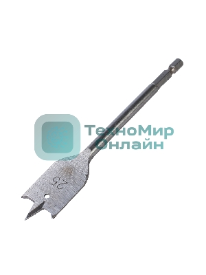 Сверло PATRIOT по дереву перовое 25 мм х 150 мм, 1 шт в блистере