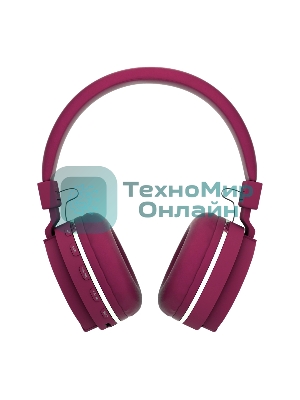 Беспроводные наушники MORE CHOICE HW15 вишневый, накладные, Bluetooth, до 6 ч