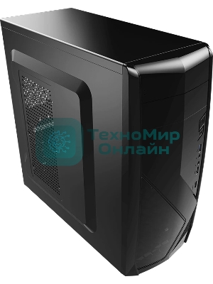 Компьютерный корпус Miditower Aerocool/Formula Cs-1102 черный ATX/micro ATX/mini ITX, USB 3.0 (без БП) 58133