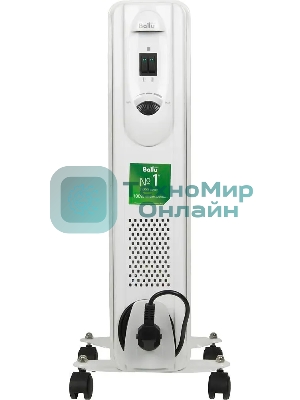 Обогреватель масляный Ballu Comfort BOH/CM-07WDN (7 секций) белый, 1500 Вт, 20 м2, термостат