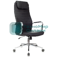 Кресло Бюрократ Chair Brt KB-9N/ECO/BLACK черный, экокожа
