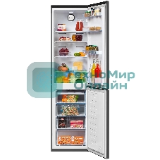 Холодильник Beko B3R0CNK332HG темно-серый двухкамерный 200/100л морозилка снизу, No Frost