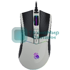 Мышь проводная A4Tech Bloody W90 Max белый/черный, 10000 dpi, USB, кнопки - 10