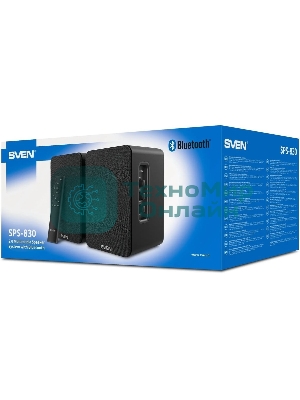 Акустическая система SVEN АС SPS-830 2.0 черный 60Вт BT