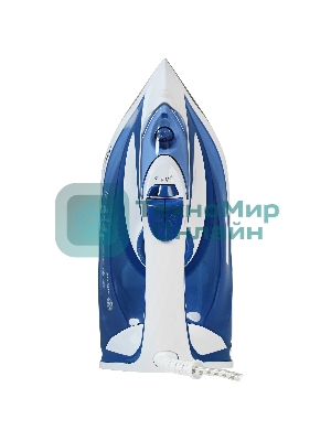 Утюг Atlanta ATH-5545 синий/белый, 2200 Вт, 32 г/мин, 85 г/мин, 300 мл