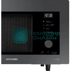 Микроволновая печь Samsung MC32DB7746KC/BW антрацит, 32 л, 1400 Вт, переключатели - сенсор, поворотный механизм