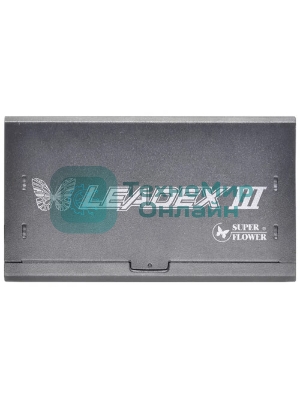 Блок питания Super Flower Power Supply Leadex III Gold, 1000 Ватт, 1000W, ATX 3.1, 140мм, 8xSATA, 4xPCI-E(6+2), 1x12VHPWR(12+4), APFC, 80+ Gold, Full Modular