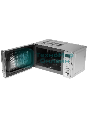 Микроволновая печь Starwind SMW5220 серебристый, 20 л, 700 Вт, переключатели - кнопки, поворотный механизм