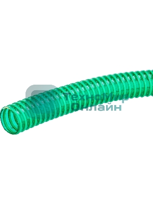 Шланг ЗУБР напорно-всасывающий со спиралью ПВХ, 3 атм, 19мм х 15м