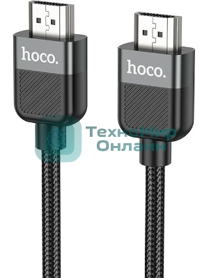 Кабель Hoco US09 ver2.0 HDMI (m) HDMI (m) 2м черный (пакет)
