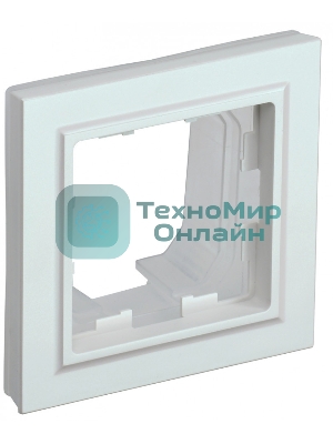 Рамка 1-местная IEK BRITE РУ-1-БрЖ-44 IP44 жемчуг