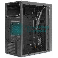 Компьютерный корпус Minitower ExeGate BAA-113-UNS500 (mATX, БП UNS500 с вент. 12см, 2*USB, аудио, черный)