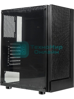 Компьютерный корпус AeroCool/Formula F-33RGb черный без БП ATX 3x120мм 2xUSB 2.0 1xUSB 3.0 audio bott PSU