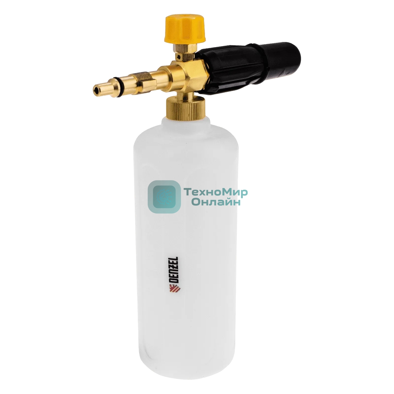 Пенокомплект Denzel FPB-1000 для моечных машин высокого давления, латунь