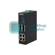 Коммутатор Dahua DH-HS4408-4ET-60, 4×100 Мбит/с + 4×1 Гбит/с SFP, управляемый