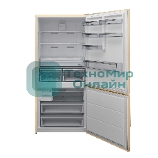 Холодильник Sharp SJ-653GHXJ52R бежевый двухкамерный 400/164 л морозилка снизу, No Frost