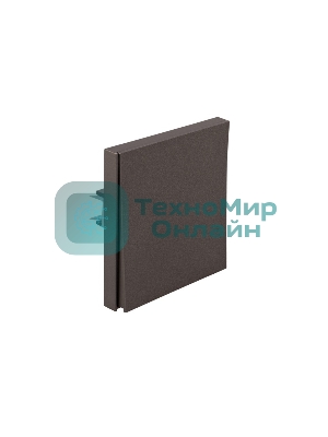 Выключатель Kranz STRONG 1 кл 10А с/у графит