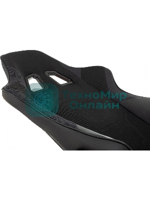 Кресло Бюрократ VIKING 4 AERO BLACK EDITION черный, экокожа, 120 кг, механизм качания