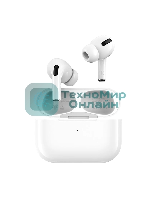 Наушники TWS Aksberry B19 белый, вкладыши, Bluetooth, сенсорное управление, до 4 ч