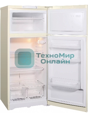 Холодильник Stinol TS 145 E бежевый двухкамерный 194/51 л морозилка сверху