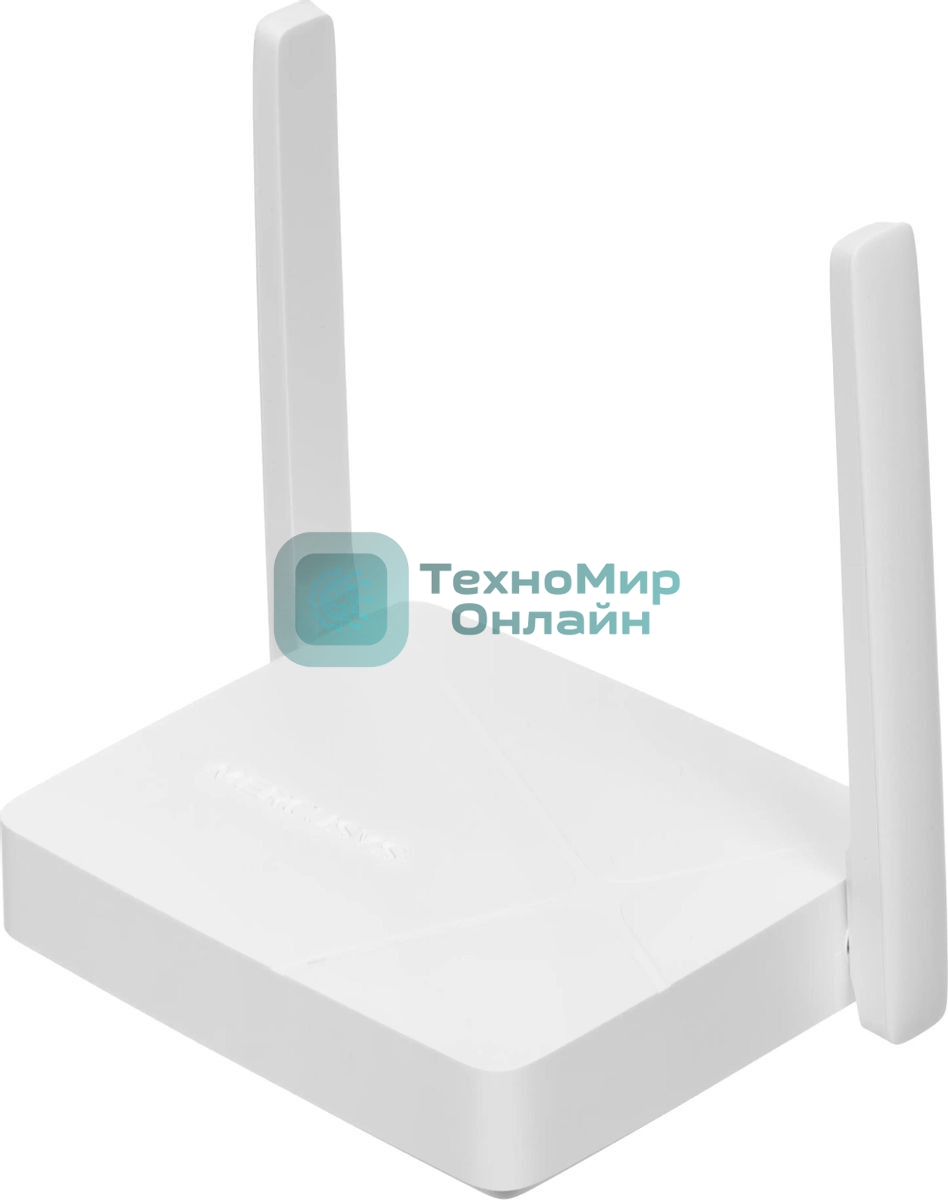 Роутер Mercusys MR20 AC750 Dual-Band Wi-Fi RouterSPEED: 300 Mbps at 2.4 GHz + 433 Mbps at 5 GHzSPEC: 2× Fixed External Antennas, 2× 10/100 Mbps LAN Ports, 1× 10/100 Mbps WAN PortFEATURE: Router/Access Point Mode Mode, WPS/Reset Button, IPTV, IPv6, Parental Controls