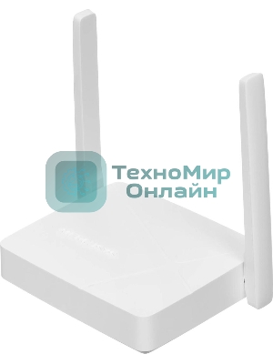 Роутер Mercusys MR20 AC750 Dual-Band Wi-Fi RouterSPEED: 300 Mbps at 2.4 GHz + 433 Mbps at 5 GHzSPEC: 2× Fixed External Antennas, 2× 10/100 Mbps LAN Ports, 1× 10/100 Mbps WAN PortFEATURE: Router/Access Point Mode Mode, WPS/Reset Button, IPTV, IPv6, Parental Controls