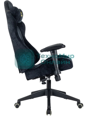 Кресло игровое Zombie 51 черный Light-20 крестов. пластик