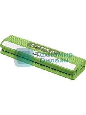 Вакуумный упаковщик Kitfort КТ-1558 ручной 70Вт 0.6Бар шир.пак.:30см зеленый