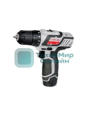 Дрель-шуруповерт ИНТЕРСКОЛ ДА-12ЭР, 12 В, 2 Ач, 28 Нм, щеточный