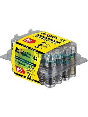 Элемент питания алкалиновый Navigator AA/LR6 NBT-NE-LR6-BOX24 (уп.24шт)