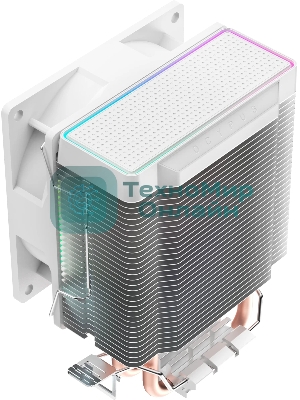 Кулер для процессора Ocypus Gamma A20 WH ARGB, 92mm FARGB FAN, Top FARGB Panel, 2 HEAT PIPES, 3-PIN, 1900 RPM, 21DBA, HYDRO BEARING, LGA115X/1200/1700/18XX, AM4/AM5