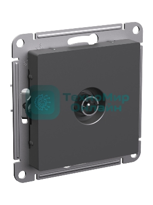 Антенна TV коннектор AtlasDesign механизм базальт SE