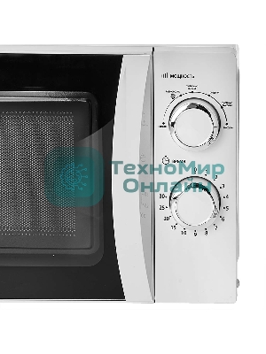 Микроволновая печь Delta DL-88L20 белый, 20 л, 700 Вт, переключатели - поворотный механизм
